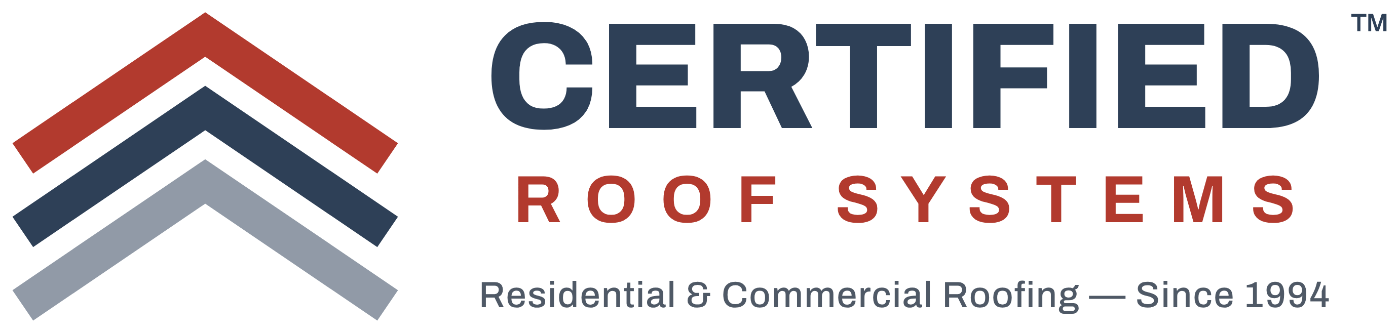 Certified Roof Systems — Residential & Commercial Roofing — Since 1994